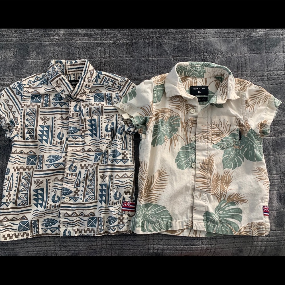 2T quicksilver dress shirts